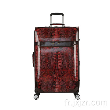 Valise de voyage en PU marron